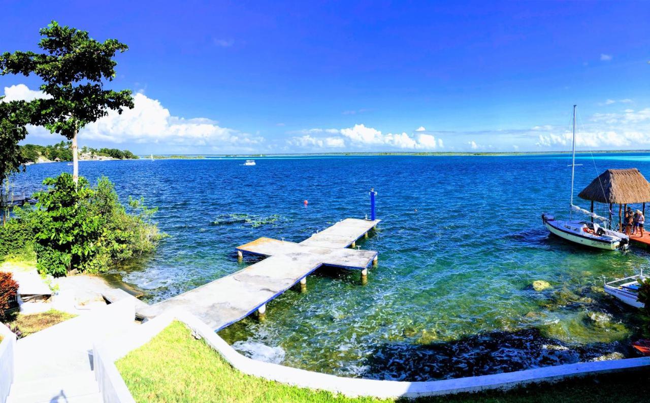 Casa Sol Y Luna Bacalar Panzió Kültér fotó