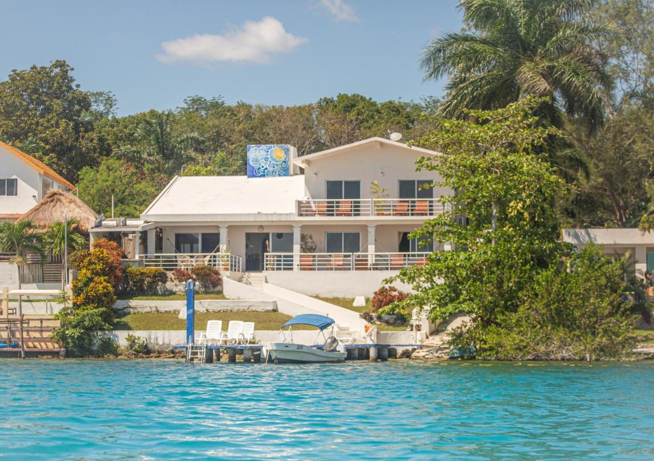 Casa Sol Y Luna Bacalar Panzió Kültér fotó
