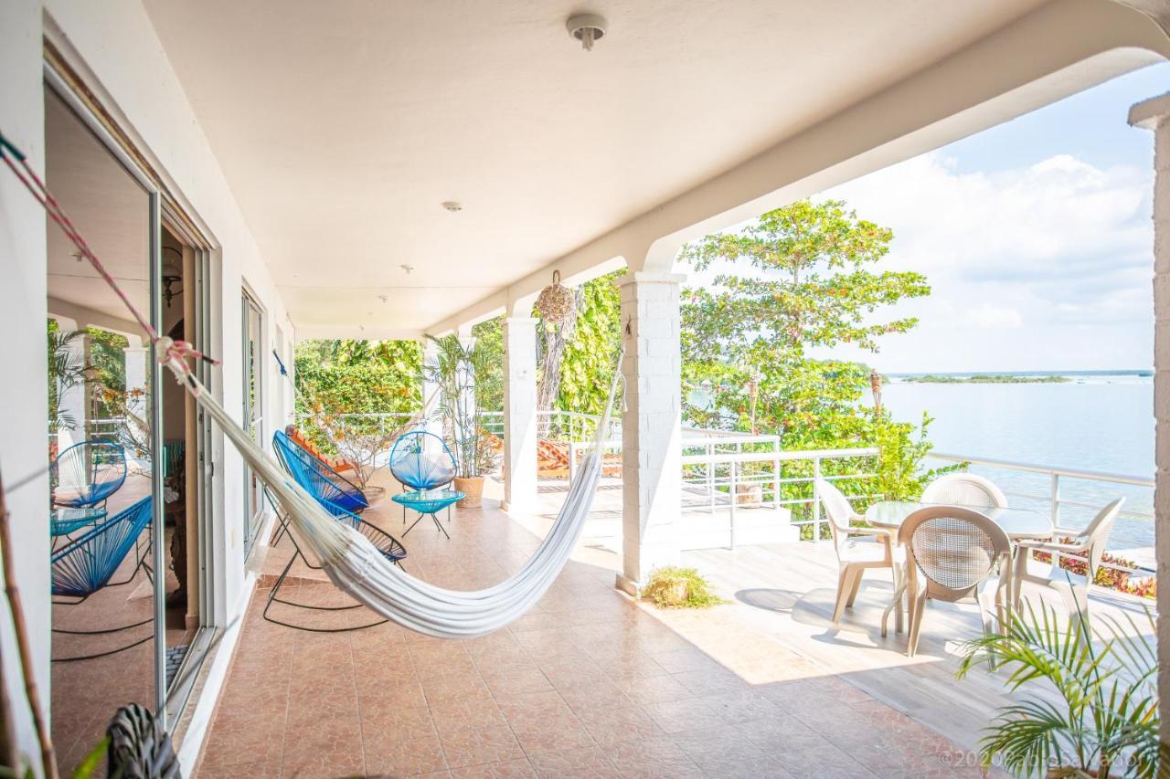 Casa Sol Y Luna Bacalar Panzió Kültér fotó