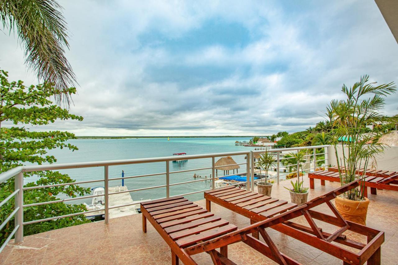 Casa Sol Y Luna Bacalar Panzió Kültér fotó