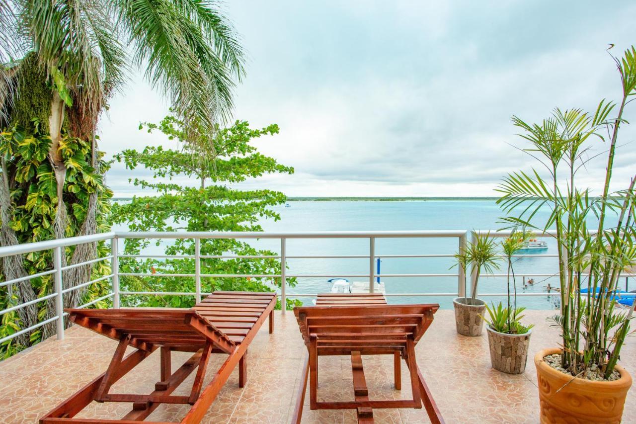 Casa Sol Y Luna Bacalar Panzió Kültér fotó